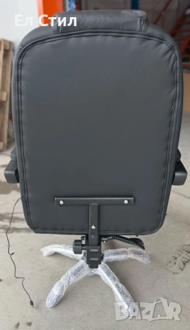Ергономичен въртящ се офис стол с масаж и поставка за крака, снимка 8 - Столове - 53574056