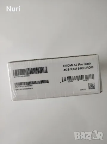 NEW Xiaomi REDMİ A7 Pro Black, снимка 3 - Xiaomi - 55789091