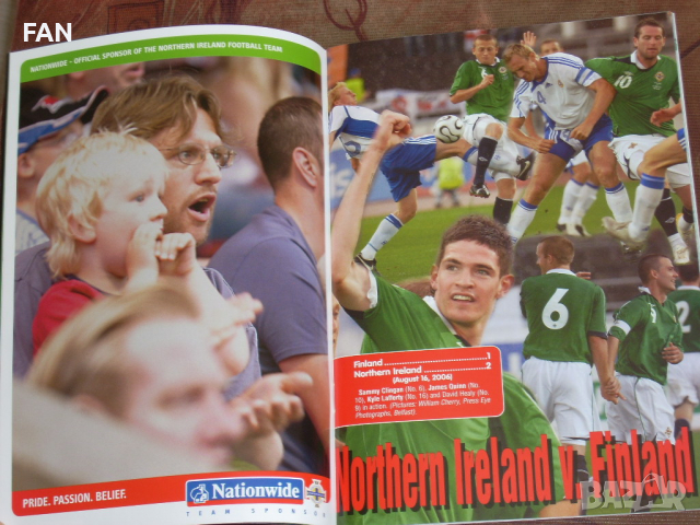 Северна Ирландия - Исландия оригинална футболна програма квалификация за Европейско първенство 2006, снимка 4 - Фен артикули - 36353592