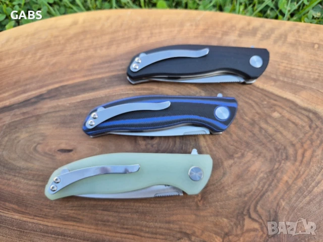 Сгъваем джобен нож SHIROGOROV,стомана D2,три цвята,SH207, снимка 10 - Ножове - 50985055