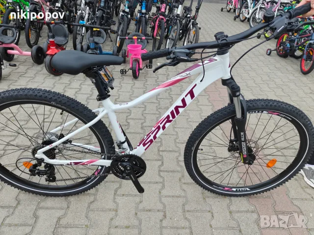 Промо велосипед 27.5" Sprint MAVERICK LADY S бял, снимка 2 - Велосипеди - 56070547