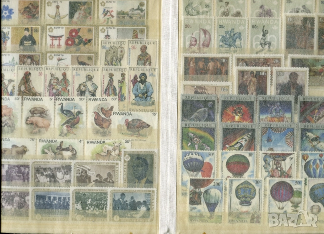 Албум KaBe A5 с над 400 чисти марки (MNH) африкански държави и 7 блока, снимка 9 - Филателия - 52351916