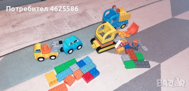 Lego Duplo строителни машини , снимка 3 - Конструктори - 52697005