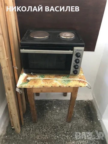 Комплект   с  масичка     готварска  печка  с  фурна  ., снимка 5 - Печки, фурни - 55737120