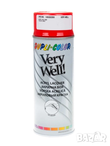 Акрилна спрей боя Very Well, 400 мл, Червена