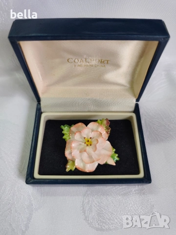 Винтидж порцеланова брошка COALPORT (1960-те)