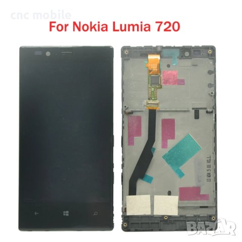 Nokia Lumia 720 - Nokia 720 дисплей и тъч скрийн , снимка 3 - Резервни части за телефони - 40270720