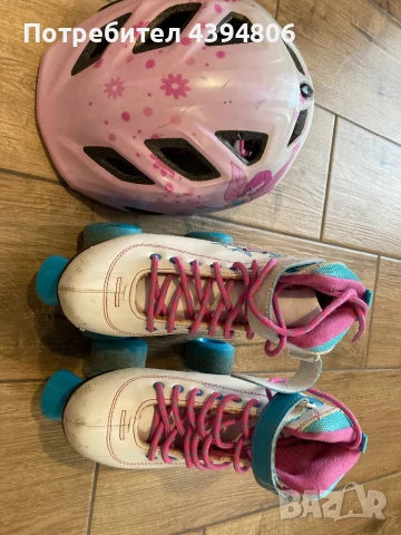 Детски Ролери + каска номер 34, снимка 1