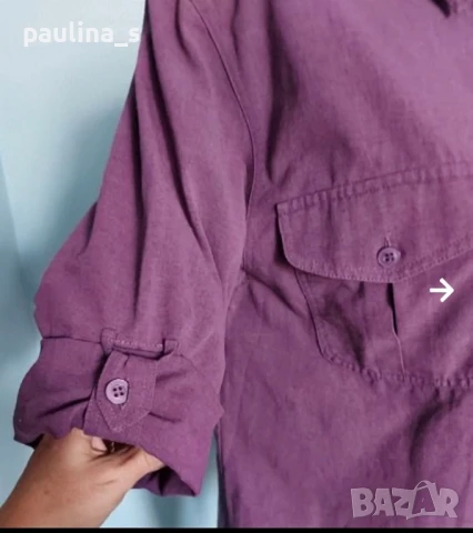 Три различни броя / Розова маркова риза "miss Etam", "B'B" и "Canda" / голям размер , снимка 15 - Ризи - 36084720