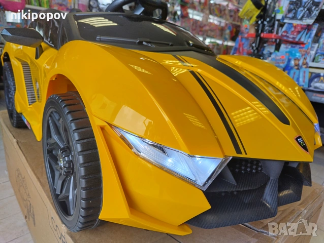 LAMBO Акумулаторна кола CORDOBA жълт, снимка 2 - Коли, камиони, мотори, писти - 53849125