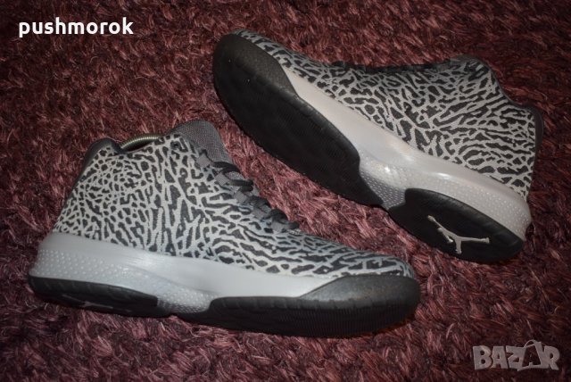 NIKE JORDAN B.FLY Mens Wolf Grey Trainers , снимка 5 - Маратонки - 34568804