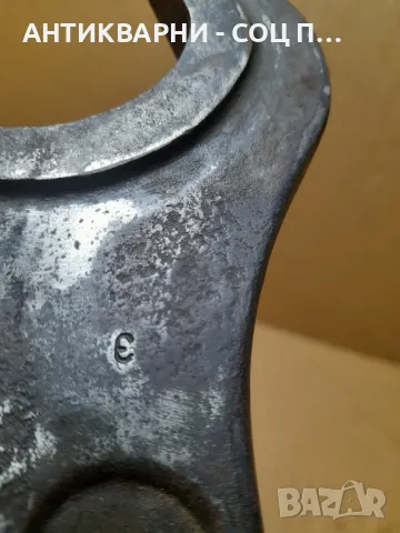 Соц Стар Гаечен Ключ 41/46мм Тегло 1.100кг., снимка 5 - Антикварни и старинни предмети - 48840889