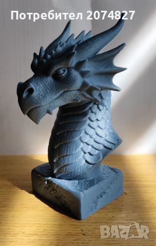 Фигурка Dragon Bust / Дракон бюст статуетка, снимка 3 - Статуетки - 53508832