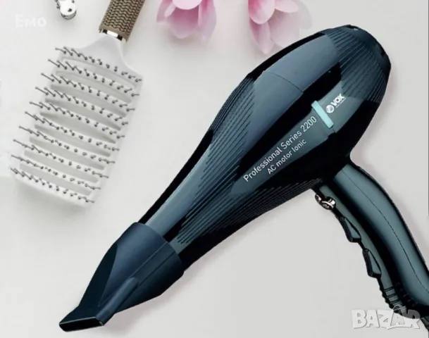 Сешоар, 2200W, AC pro, Йонизация, концентратор и дифузер, снимка 4 - Сешоари - 47753125