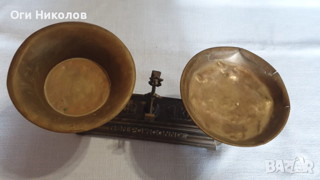 Антична чугунена везна тип "Робервал", снимка 3 - Антикварни и старинни предмети - 51708615