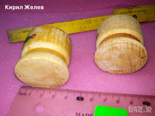 ДВЕ СТАРИ ДЪРВЕНИ ПИРОГРАФИРАНИ СОЛНИЧКИ За ТЕМАТИЧНА ЕТНО ДЕКОРАЦИЯ КОЛЕКЦИЯ 42864, снимка 7 - Декорация за дома - 44155800