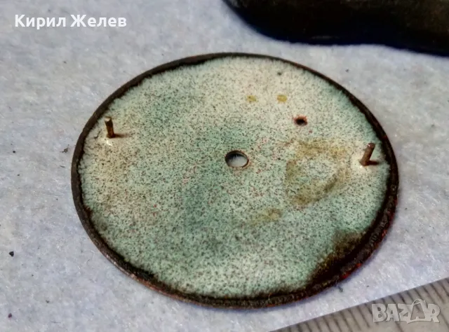 CHRONOMETRE ПОРЦЕЛАНОВ РИМСКИ ЦИФЕРБЛАТ РЯДЪК от СТАР ШВЕЙЦАРСКИ ДЖОБЕН ЧАСОВНИК ХРОНОГРАФ 49687, снимка 6 - Антикварни и старинни предмети - 48563314