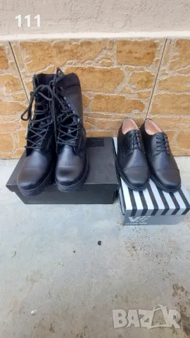 Обувки и Кубинки нови естествина кожа 