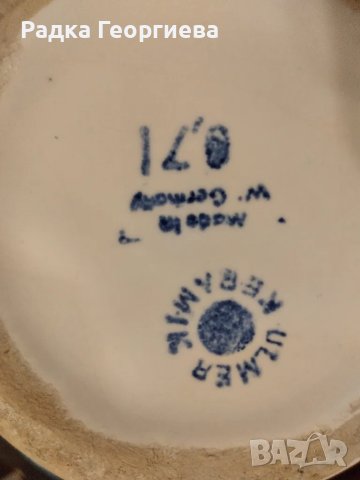 Красива винтидж кана  Ulmer Keramik., снимка 2 - Други - 50183483