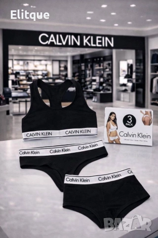 дамски комплект бельо в кутия Victoria's secret Calvin Klein , снимка 2 - Бельо - 53371028
