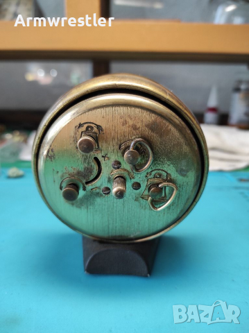 Немски Механичен Часовник Будилник Ritz с Дата, снимка 5 - Антикварни и старинни предмети - 36218974