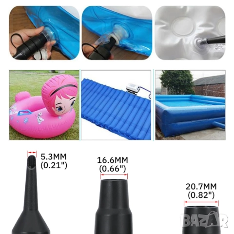 Електрическа помпа за въздух 12V, снимка 3 - Аксесоари и консумативи - 51913306