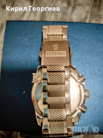 Нов мьжки часовник Festina, снимка 3 - Мъжки - 53463188