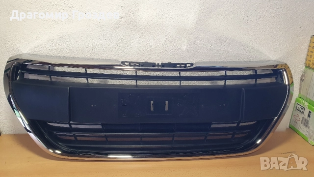 Оригинална радиаторна решетка (маска) за Peugeot 208 I Facelift / Пежо 208 (2016-2019), снимка 2 - Части - 52476140