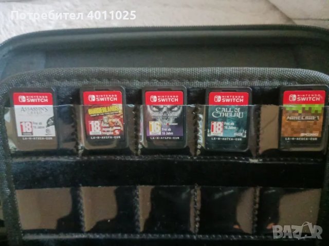 Пет игри за nintendo switch и други части, снимка 1