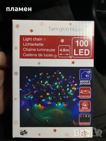 Коледни LED лампи 100бр, снимка 2 - Декорация за дома - 52681353