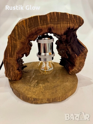 Настолна ръчно изработела лампа, снимка 4 - Настолни лампи - 52380491