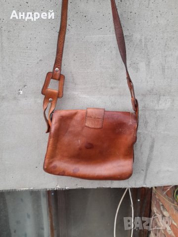 Стара дамска кожена чанта #19, снимка 3 - Антикварни и старинни предмети - 41964618