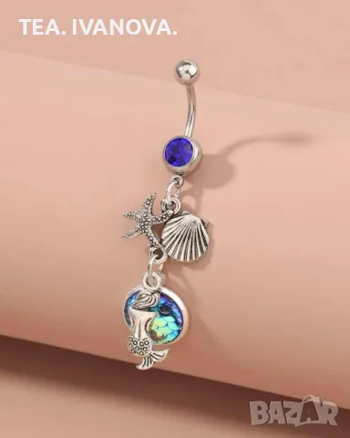 Обица за пъп, различни модели, снимка 12 - Обеци - 32087008