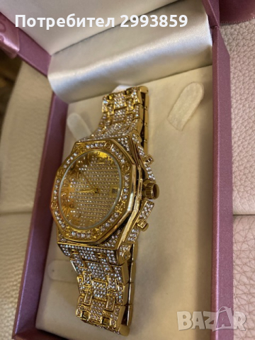 Часовник ICED 24K GOLD D48mm, снимка 5 - Луксозни - 44685618