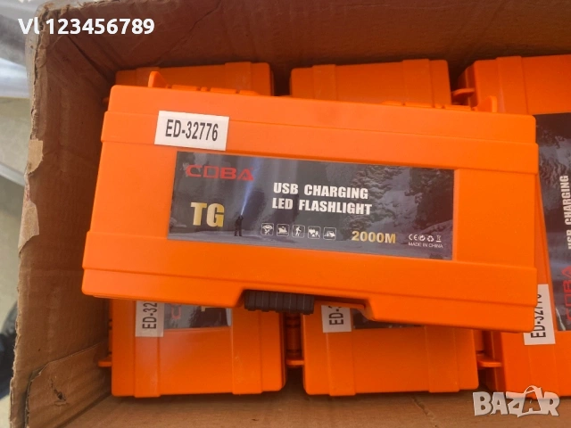 Акумулаторен мощен LED фенер COBA ed, снимка 7 - Къмпинг осветление - 53816552