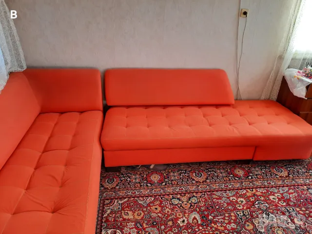 Разтегателен ъглов диван в добро състояние, снимка 5 - Дивани и мека мебел - 49273239