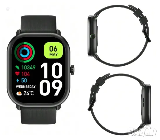 Смарт часовник Zeblaze GTS 3 PRO, AMOLED, 1.97'', Разговори,Водоустойчив. Черен НОВ, снимка 7 - Смарт часовници - 47963026