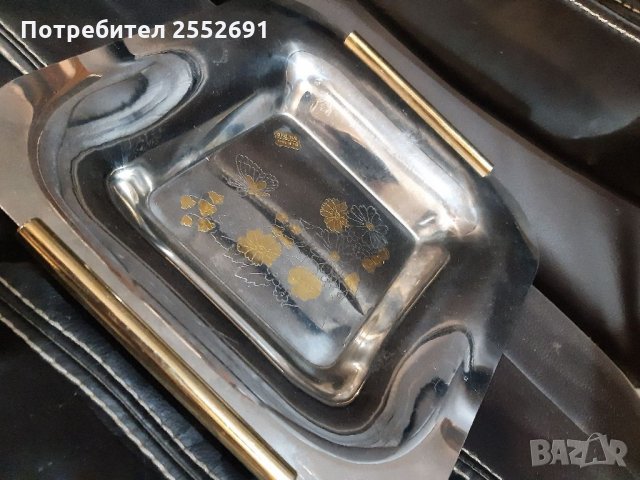 Поднос с позлата - 24 К