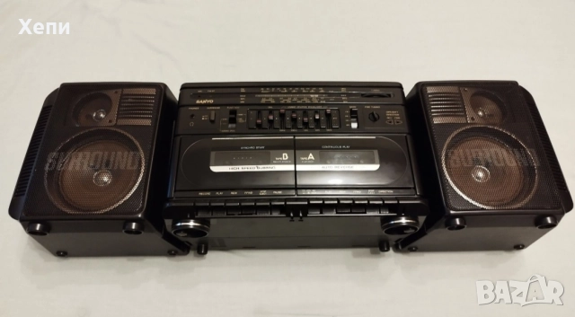Радиокасетофон Санйо , снимка 3 - Радиокасетофони, транзистори - 52584500