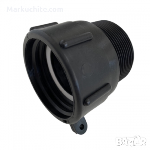 IBC накрайник за бидон с BSPT мъжка резба - полипропилен, снимка 1