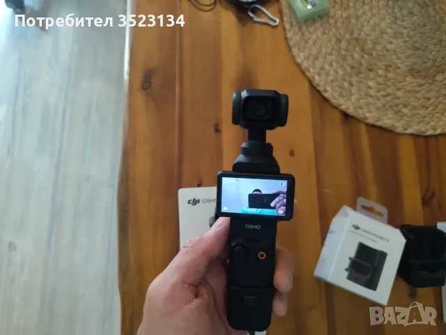 екшън камера DJI Osmo Pocket 3 + карта Samsung EVO Plus microSDXC 256GB , снимка 7 - Камери - 56097136