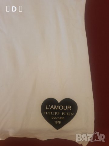  Philipp plein блузка с блестящи камъни- М, снимка 7 - Тениски - 33783849