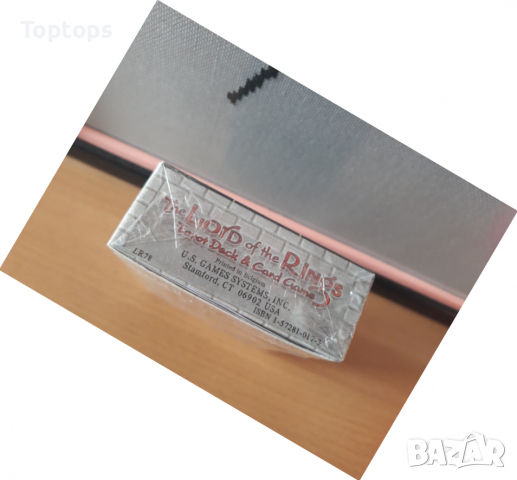 Таро карти: Lord of the Rings Tarot, 7x12 см с хартиена книжка, снимка 3 - Карти за игра - 36310572