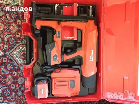 безкабелен пистолет хилти бх 3 л блутут с пирони за бетон и стомана, снимка 4 - Други инструменти - 52600749