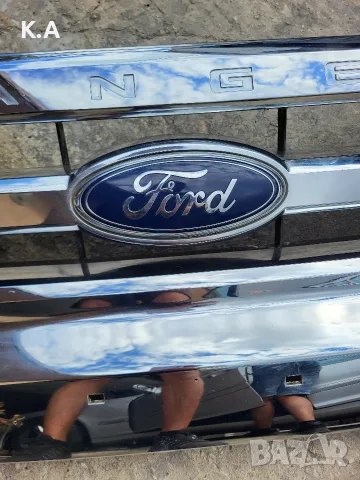 Решетка предна броня хром Ford Ranger 3, снимка 4 - Части - 56199069