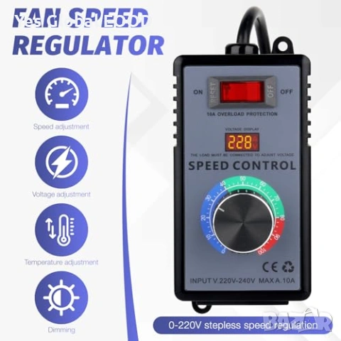 Mineup регулатор 220V 4000W 10A, снимка 6 - Друга електроника - 53630072