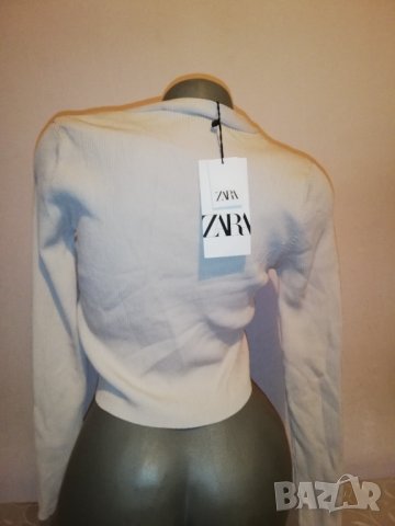 Къса жилетка Zara, р-р S, нова с етикет , снимка 9 - Жилетки - 36016471