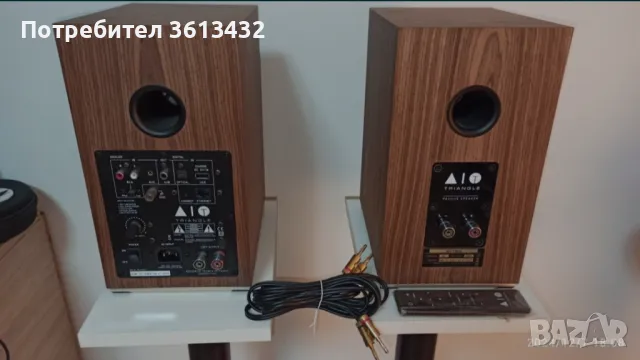    активни wi-fi, wireless, bluetooth, тонколони Triangle AIO Twin с гаранция и стойки за колони , снимка 8 - Тонколони - 49228255