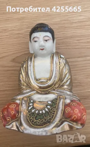 Старинна японска порцеланова фигура изобразяваща Буда