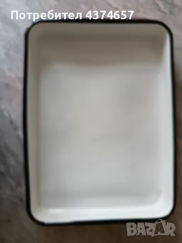 Голяма емайлирана тава, снимка 2 - Съдове за готвене - 49242531